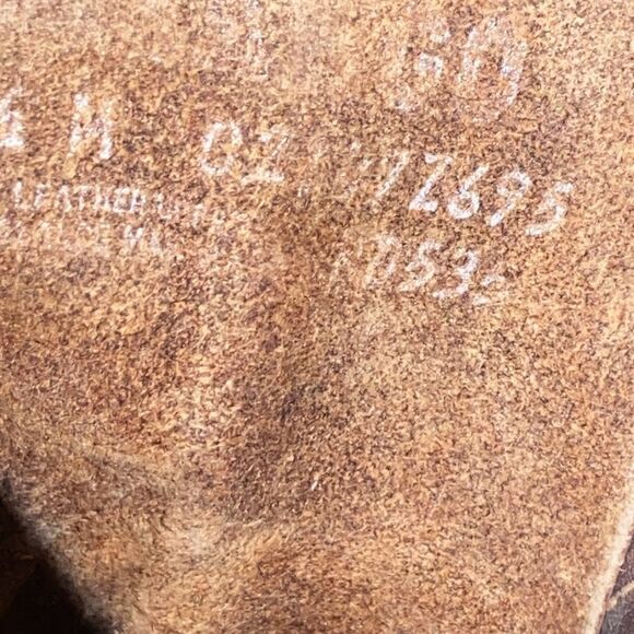 VTG,Vibram Resist-Oil No-Mark Brown Leather Boots with Lace-Up Design Size 6.5 M - Picture 9 of 11